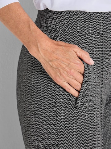 Regular Pantalon à plis 'Carla' Goldner en noir