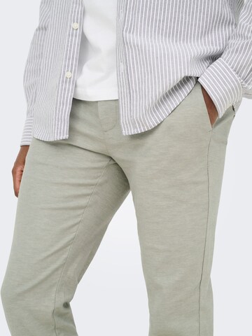 regular Pantaloni chino 'ONSMARK' di Only & Sons in grigio