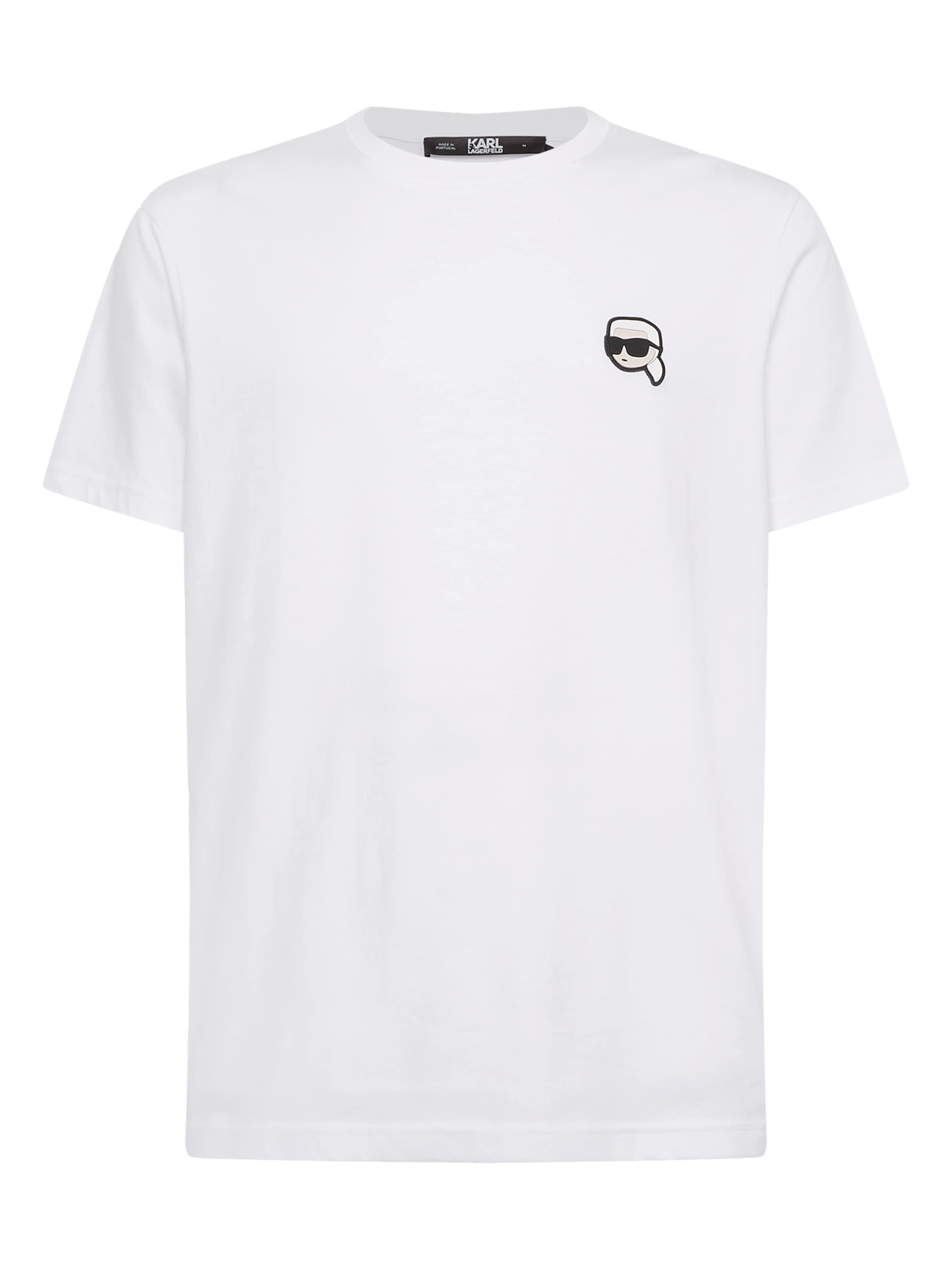 Karl Lagerfeld Тениска в бяло: отпред