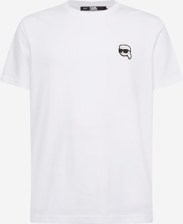 T-Shirt Karl Lagerfeld en blanc : devant