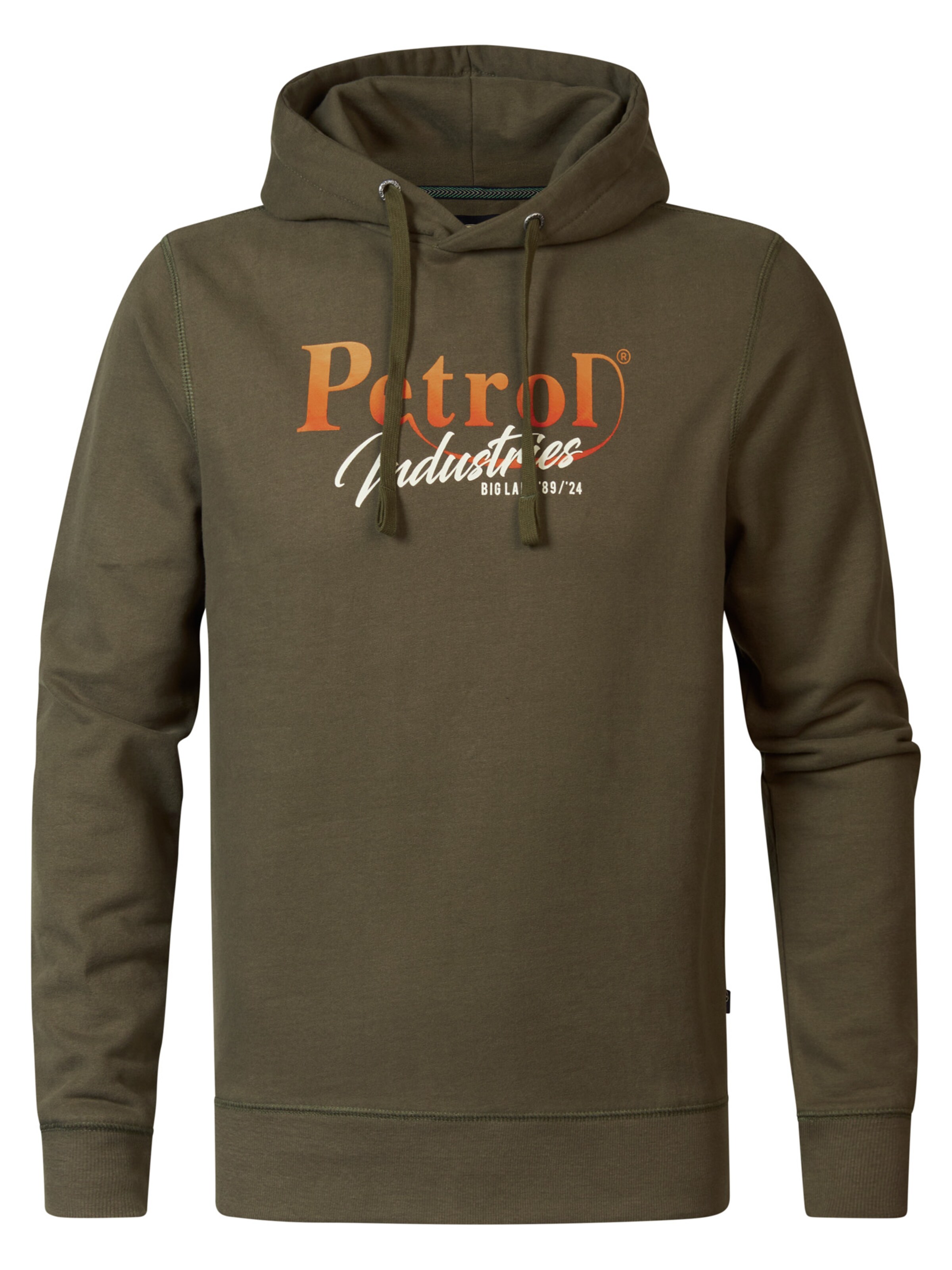 Petrol Industries Sweatshirt 'Tuntutuliak' in Groen: voorkant