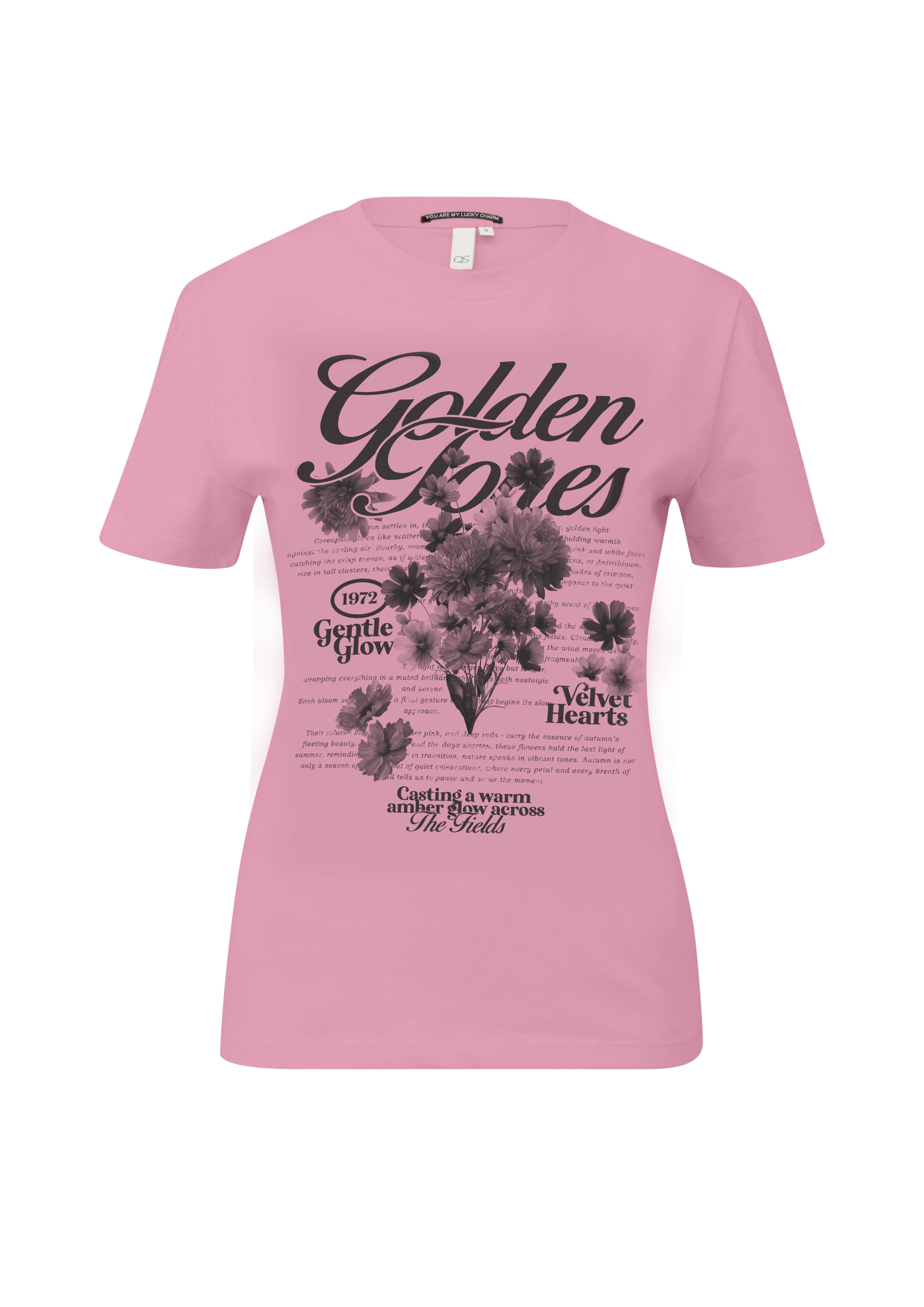 QS T-Shirt in Pink: Vorderseite