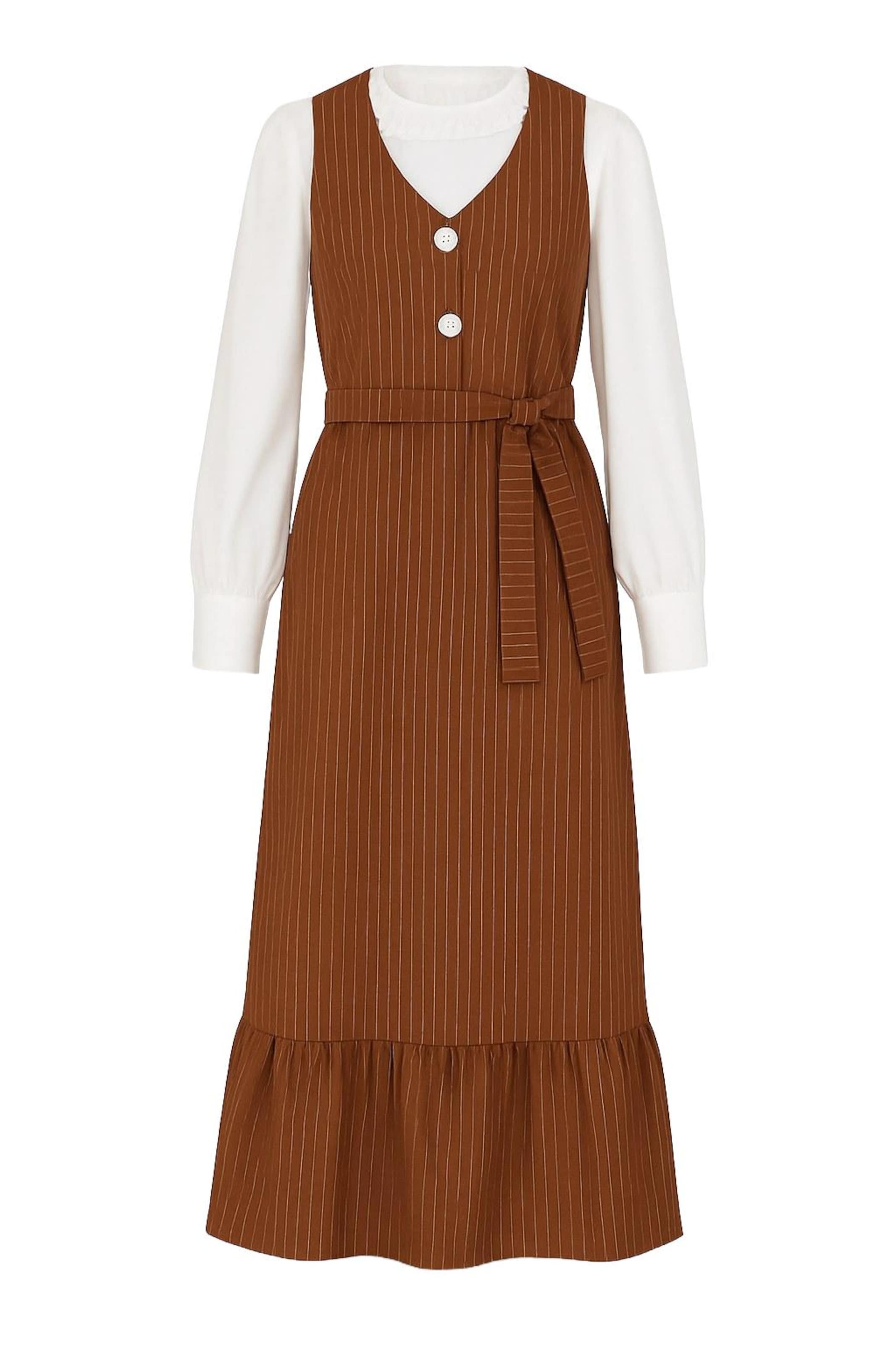 MODAMIHRAM Kostüm in Braun: Vorderseite