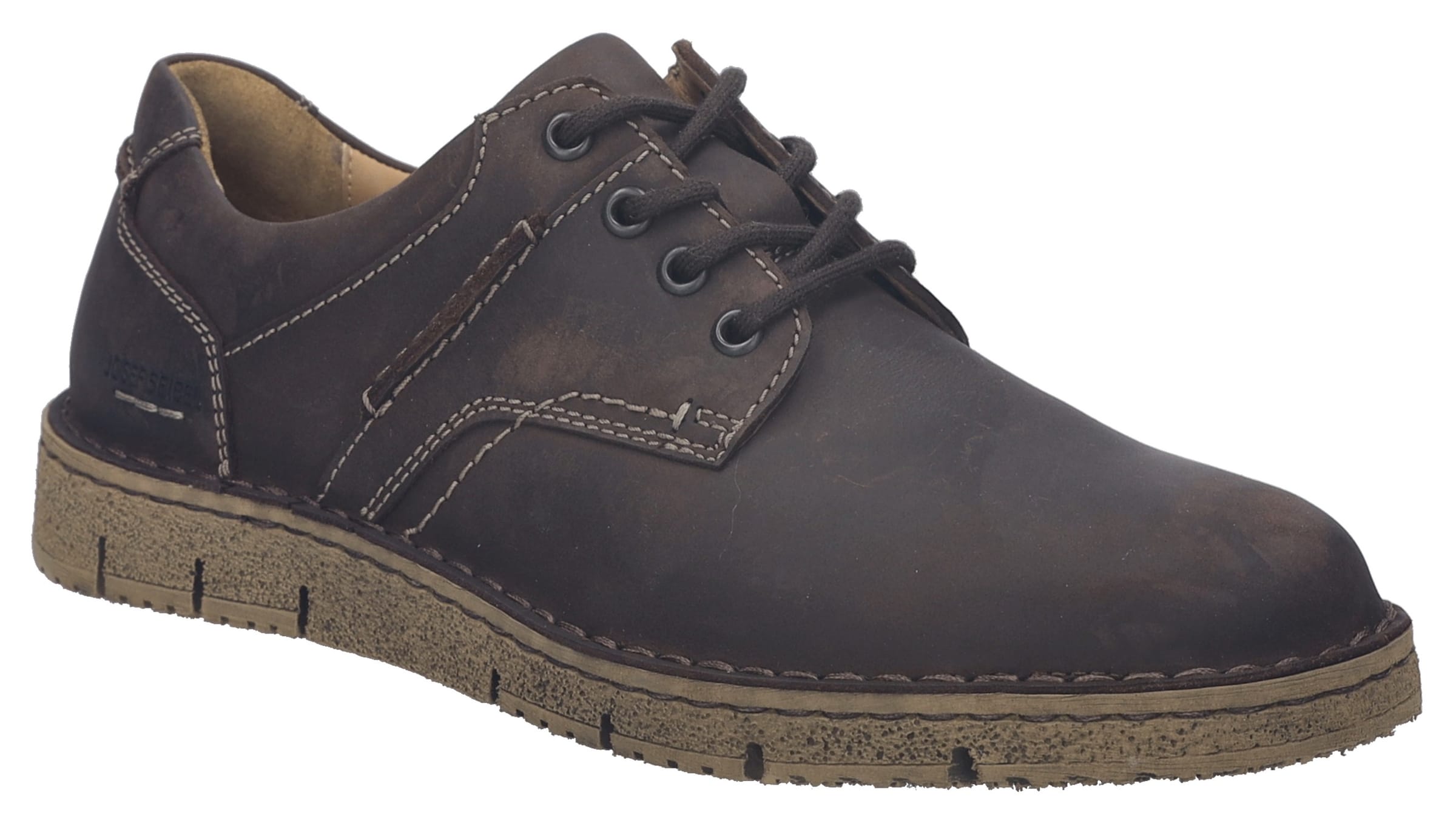 JOSEF SEIBEL Lace-Up Shoes in Brown: front