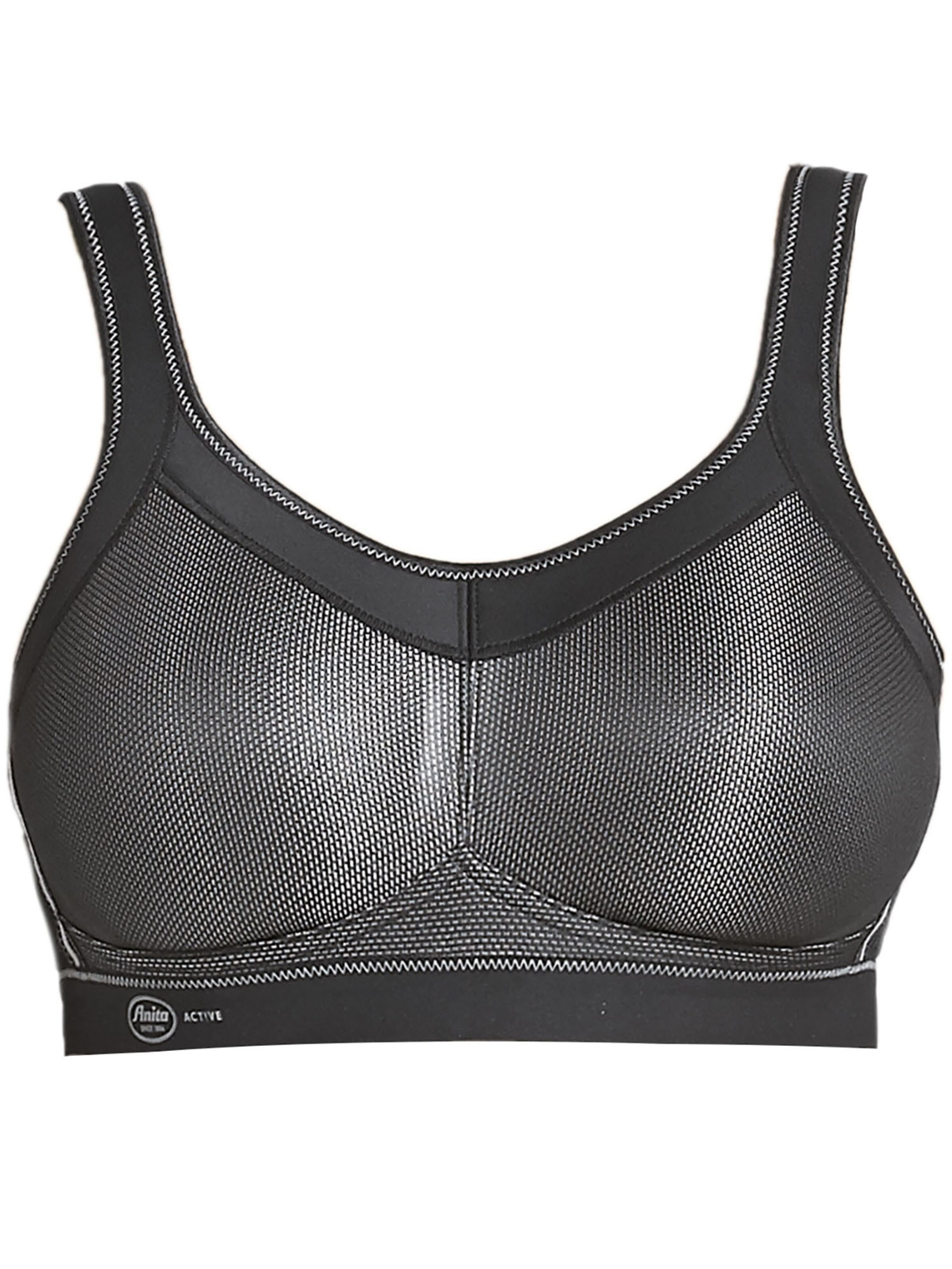 ANITA Bralette Bra 'momentum' in Black: front