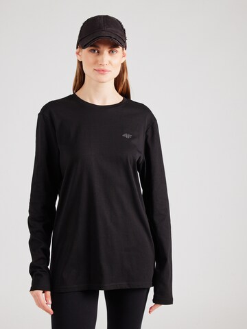 4F Funktionsshirt in Schwarz: Vorderseite