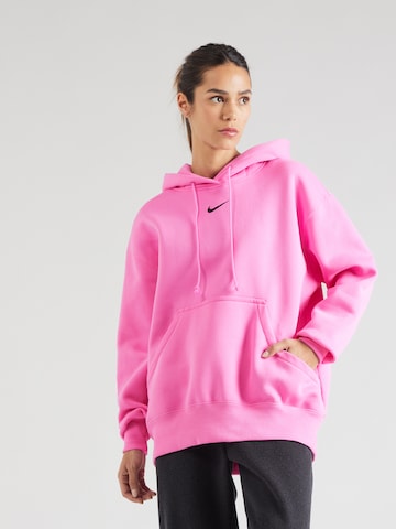 Nike Sportswear Μπλούζα φούτερ 'Phoenix Fleece' σε ροζ: μπροστά