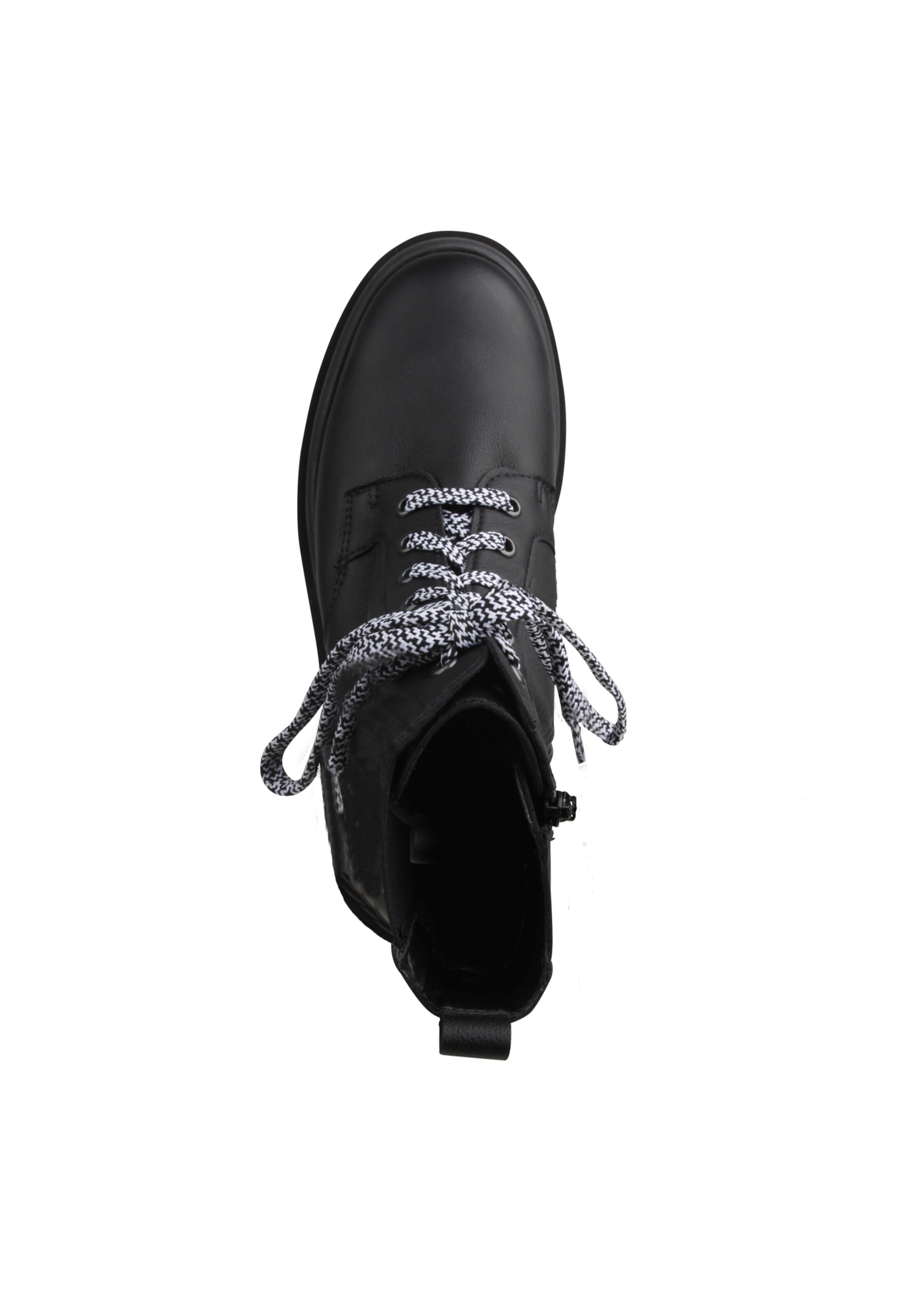 Lei by tessamino Schnürstiefelette 'Frizzi' in Schwarz