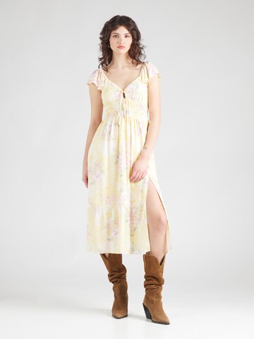 HOLLISTER Summer dress 'EMEA' in Yellow: front