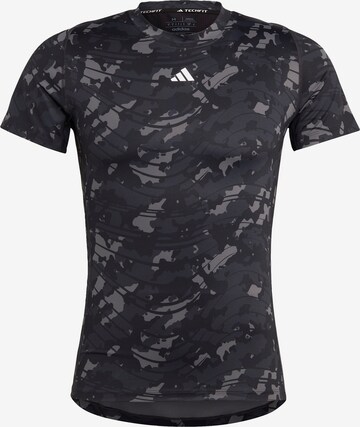 T-Shirt fonctionnel ADIDAS PERFORMANCE en noir : devant