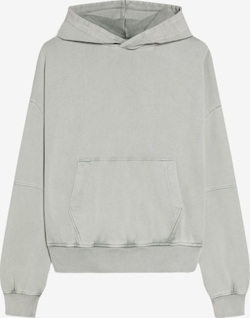 Sweat-shirt Bershka en gris : devant
