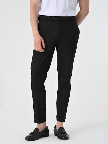 Antioch Slim fit Pants in Black: front