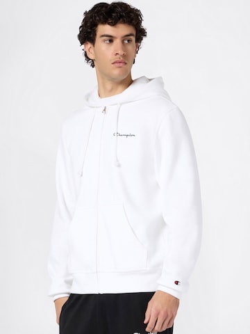 Champion Authentic Athletic Apparel Sweat jacket in White: front