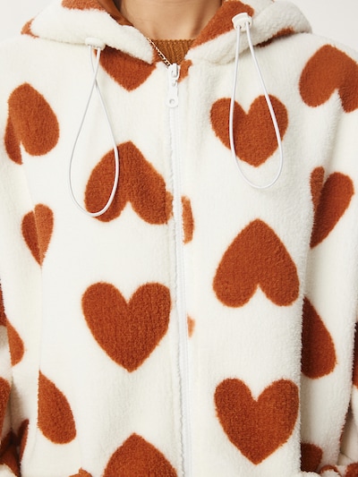 Happiness İstanbul Övergångsjacka i camel / vit, Produktvy