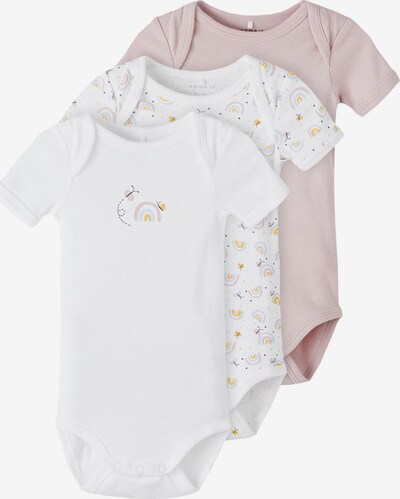 NAME IT Romper/Bodysuit 'Ice Rainbown' in Mixed colors / Dusky pink / White, Item view