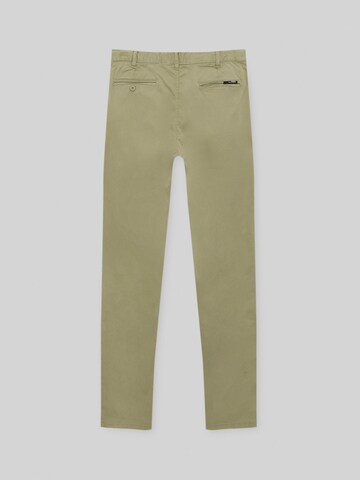 Pull&Bear Regular Hose in Grün