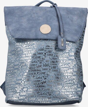 Rieker Backpack in Blue: front