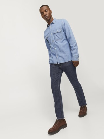 JACK & JONES - regular Vaquero 'JJIClark Evan' en azul
