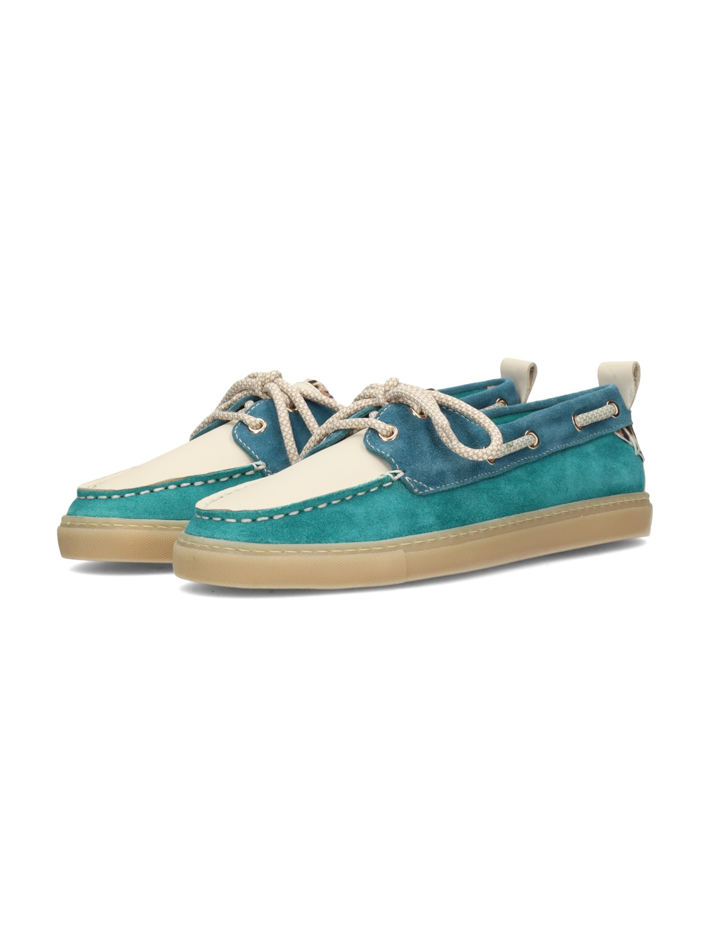 PS Poelman Mocassins ' SILK' in Blauw