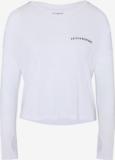 Jette Sport Shirt in hellgrau / schwarz / offwhite, Produktansicht