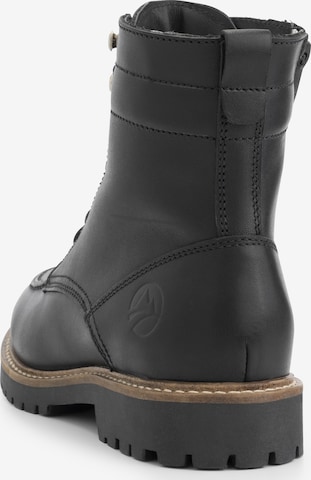 Travelin Lace-Up Boots 'Haugesund ' in Black