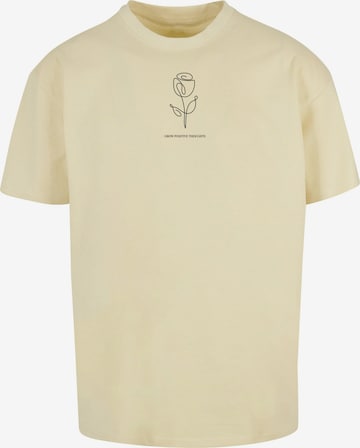 Merchcode Shirt 'Spring' in Geel: voorkant