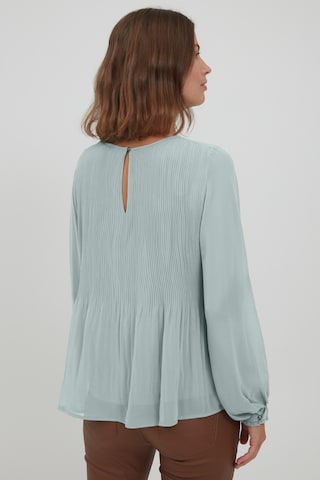 Fransa Blouse 'FRDAJAPLISSE 1' in Blue