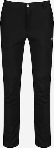 REGATTA Regular Outdoor Pants 'Geo II' in Black: front