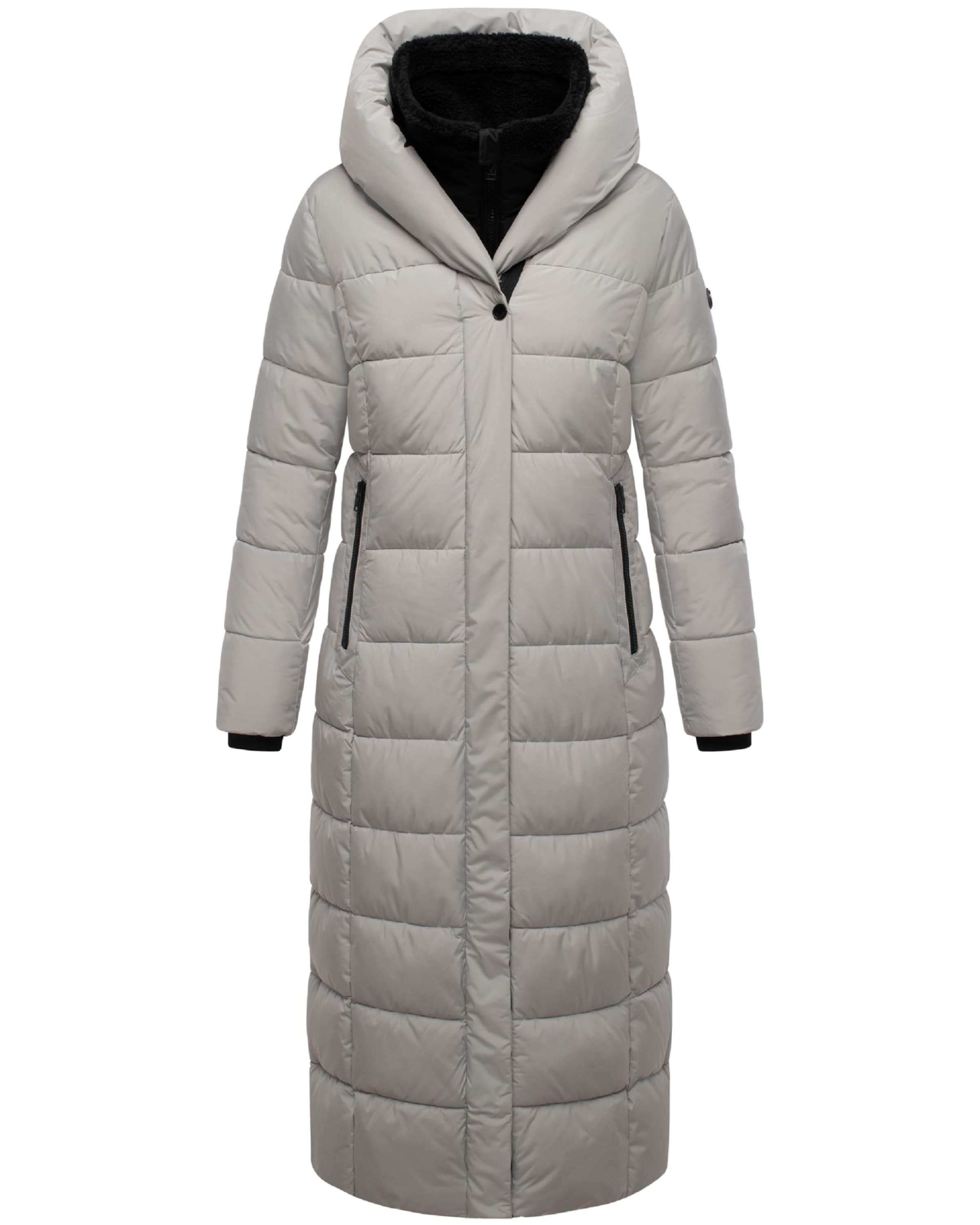 MARIKOO Зимнее пальто 'Pakoraa 16' в Серый: спереди