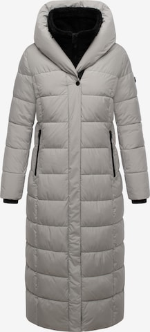 MARIKOO Pitkä talvitakki 'Pakoraa 16' värissä harmaa: etupuoli
