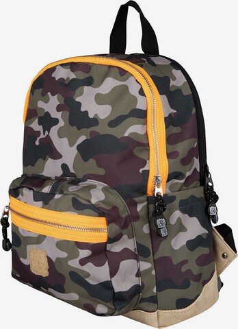 Pick & Pack Rucksack 'Camo' in Grün