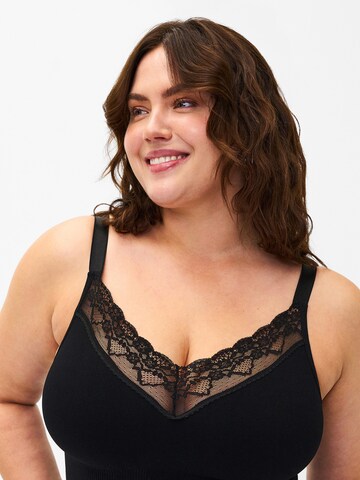 Devoted by Zizzi Shapingbody in Schwarz