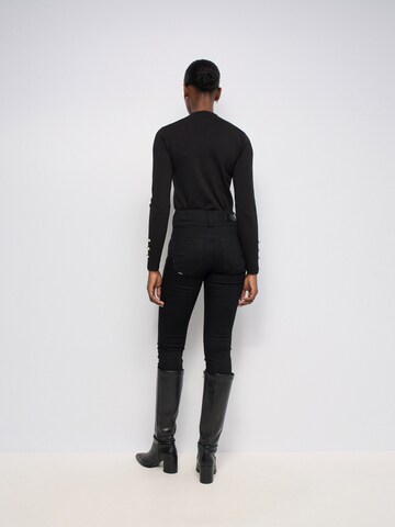 Salsa Jeans Skinny Jeans 'Secret' in Zwart