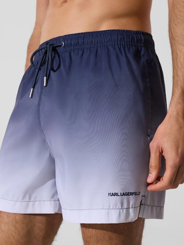 Pantaloncini da bagno di Karl Lagerfeld in blu