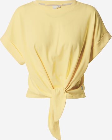 T-shirt QS en jaune : devant