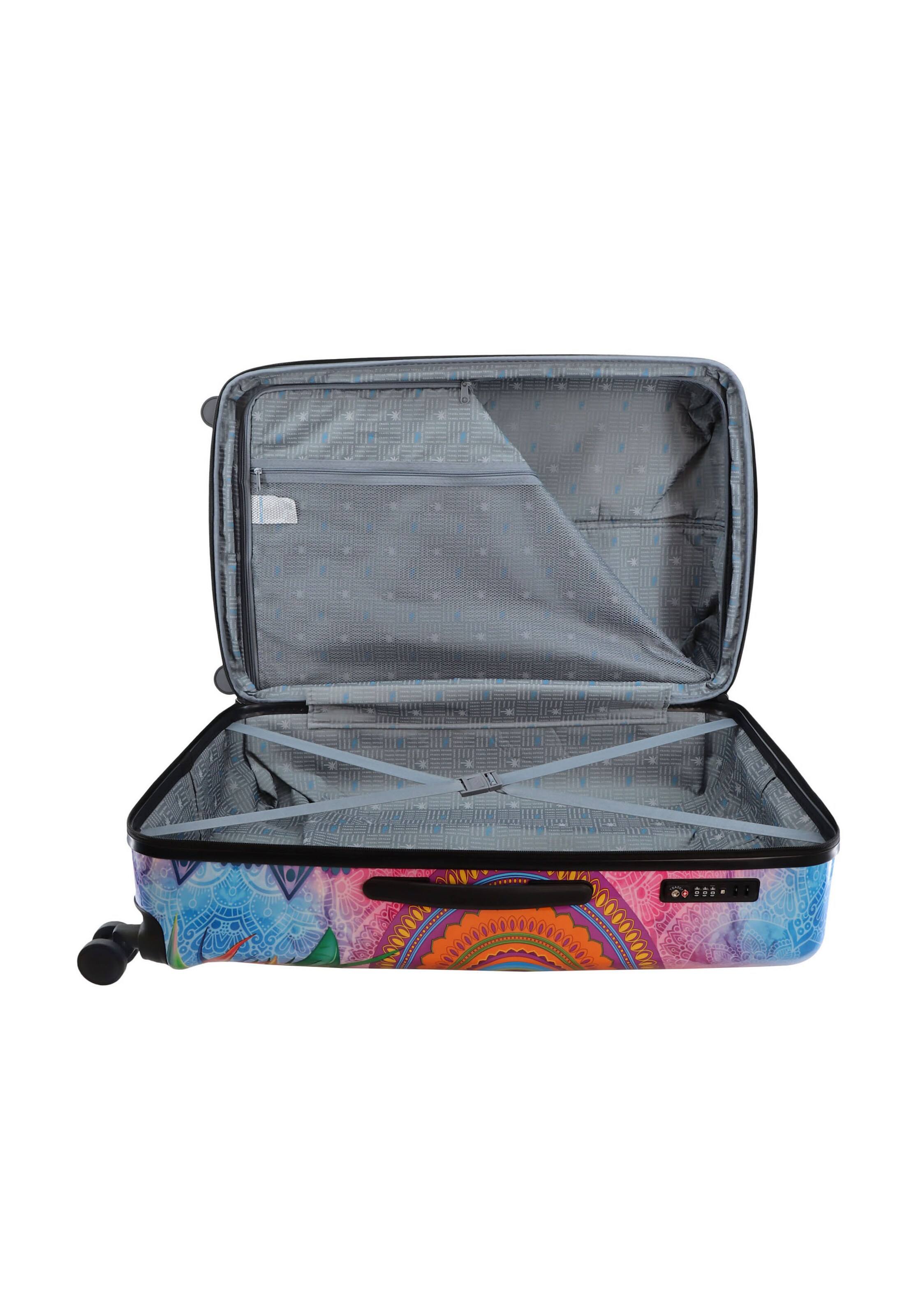 Saxoline Blue Suitcase in Mixed colors