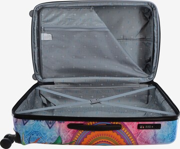 Saxoline Blue Suitcase in Mixed colors