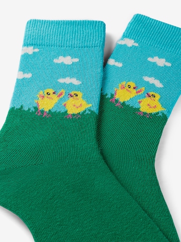 Happy Socks Socken 'Eastern Chicken-Bunny-Bouquet' in Mischfarben