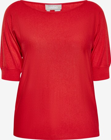 Usha Sweater in Red: front