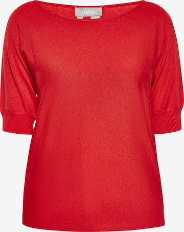 Usha - Jersey en rojo: frente