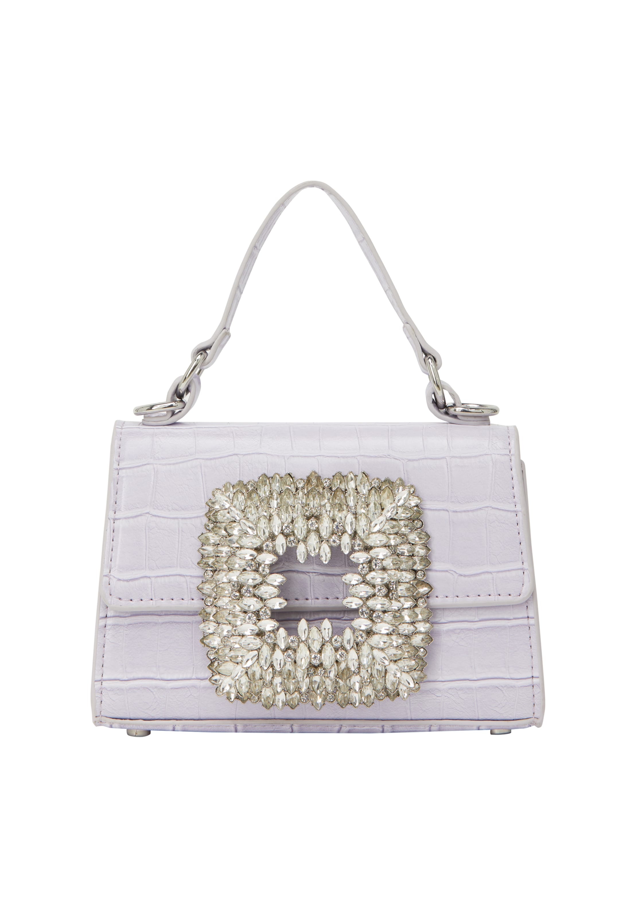 NAEMI Handtas in de kleur Pastellila / Zilver, Productweergave