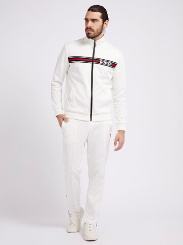 GUESS Slimfit Kalhoty – bílá