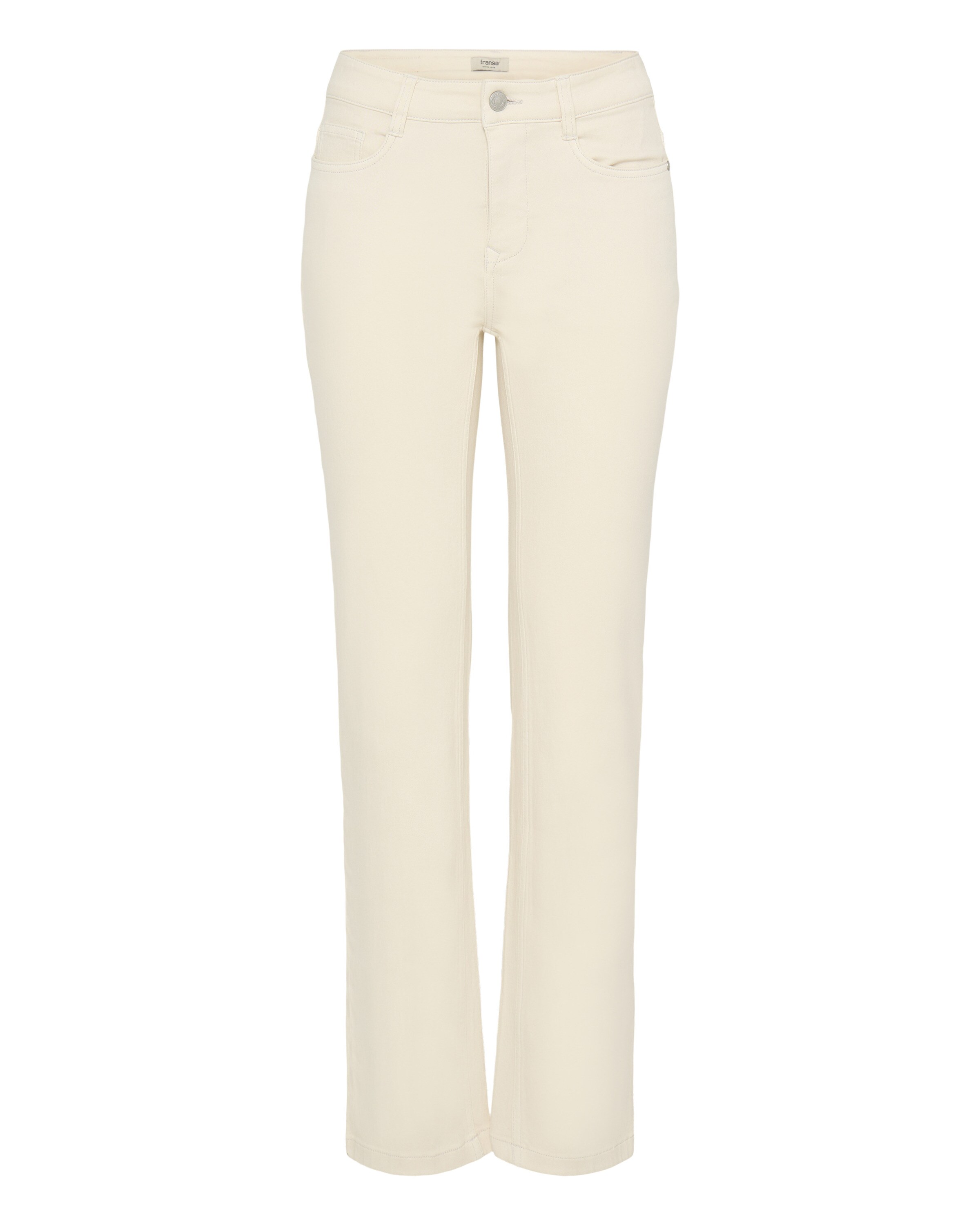 Coupe slim Jean 'FRLUXE ELLI JE 1 ' Fransa en beige : devant