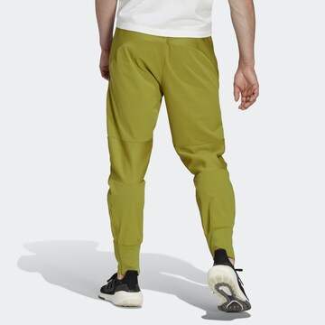 Effilé Pantalon de sport 'Designed for Gameday' ADIDAS SPORTSWEAR en vert