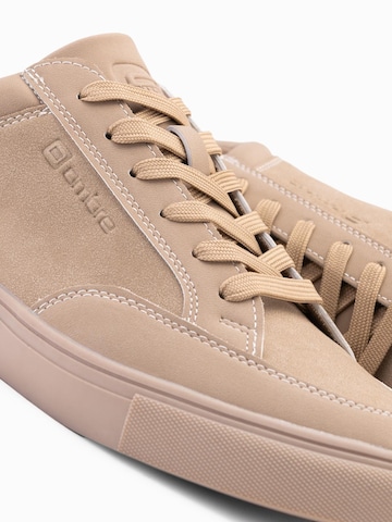 Ombre Platform trainers in Beige