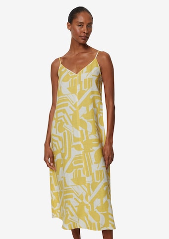 Marc O'Polo Summer Dress in Yellow: front