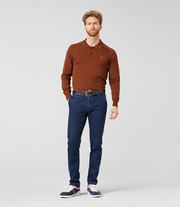 Meyer Hosen Slimfit Jeans 'Oslo' in Blau