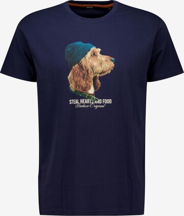 Deeluxe Shirt in Blau: Vorderseite