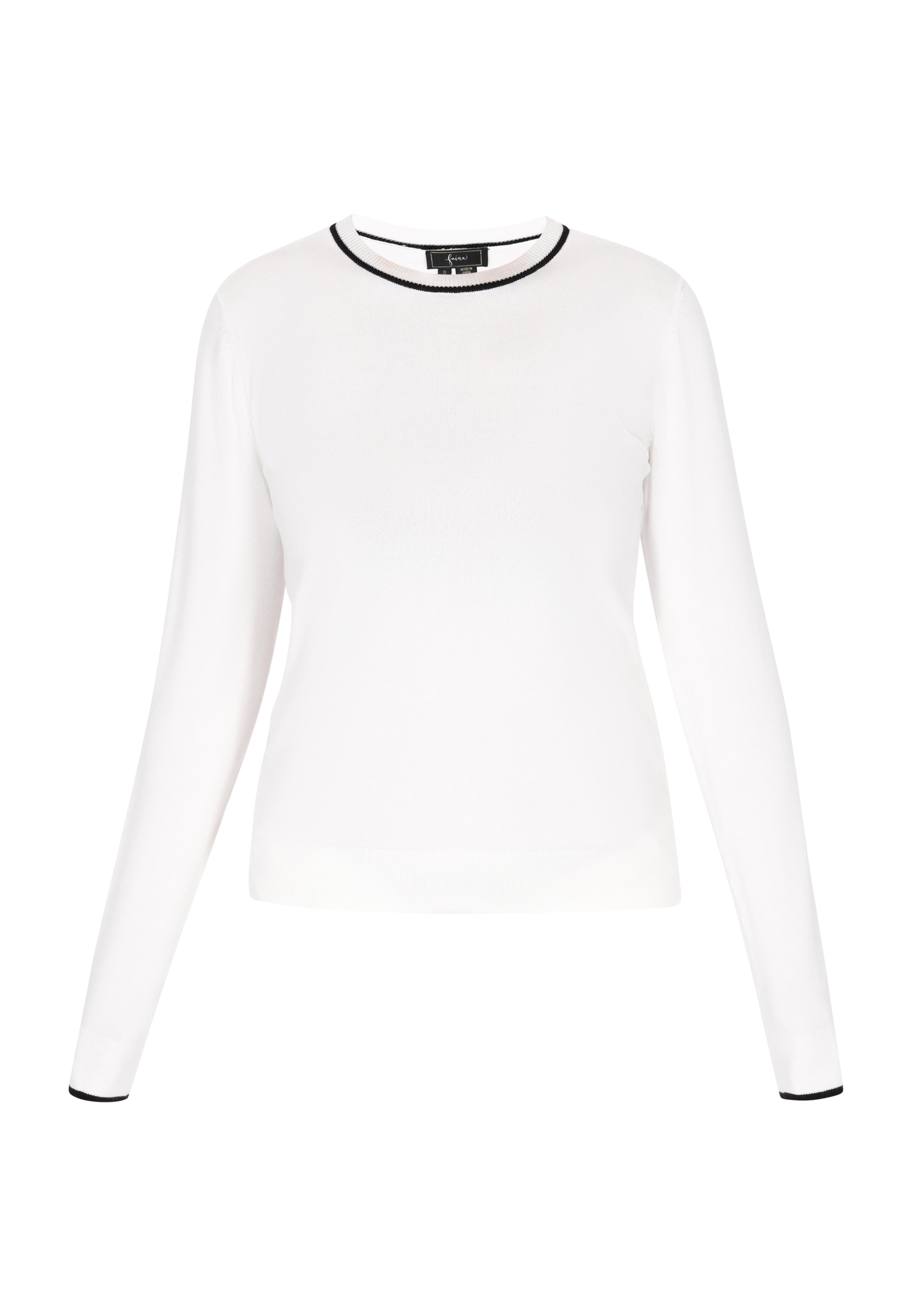 faina Trui in Wit: voorkant