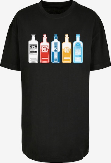 F4NT4STIC T-shirt oversize 'Fantastic Beasts Potion Collection' en turquoise / rouge / noir / blanc, Vue avec produit